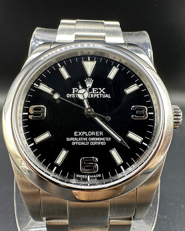 Rolex Explorer 39MM Black Dial Oyster Bracelet (214270)