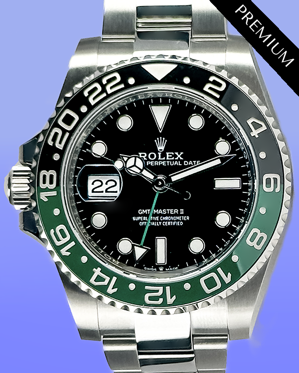 2024 Rolex GMT-Master II "Sprite" 40MM Black Dial Oyster Bracelet (126720VTNR)