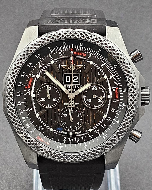 2014 Breitling Bentley 6.75 L.E. 49MM Black Dial Rubber Strap (M4436413/BD27)