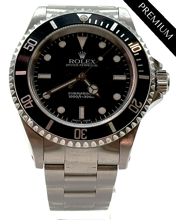 2001 Rolex Submariner No-Date 40MM Black Dial Oyster Bracelet (14060)