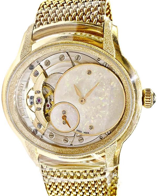 Audemars Piguet Millenary 39.5MM Opal Dial Rose Gold Bracelet (77244OR.GG.1272OR.01)