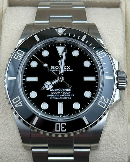 2024 Rolex Submariner No Date 41MM Black Dial Oyster Bracelet (124060)
