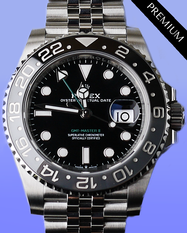 2024 Rolex GMT-Master II "Bruce Wayne" 40MM Black Dial Jubilee Bracelet (126710GRNR)