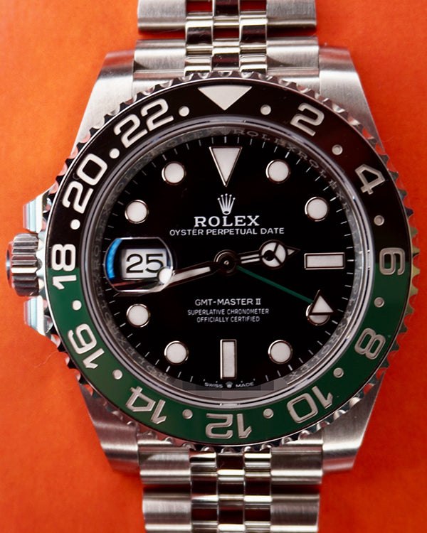 2024 Rolex GMT-Master II "Sprite" 40MM Black Dial Jubilee Bracelet (126720VTNR)