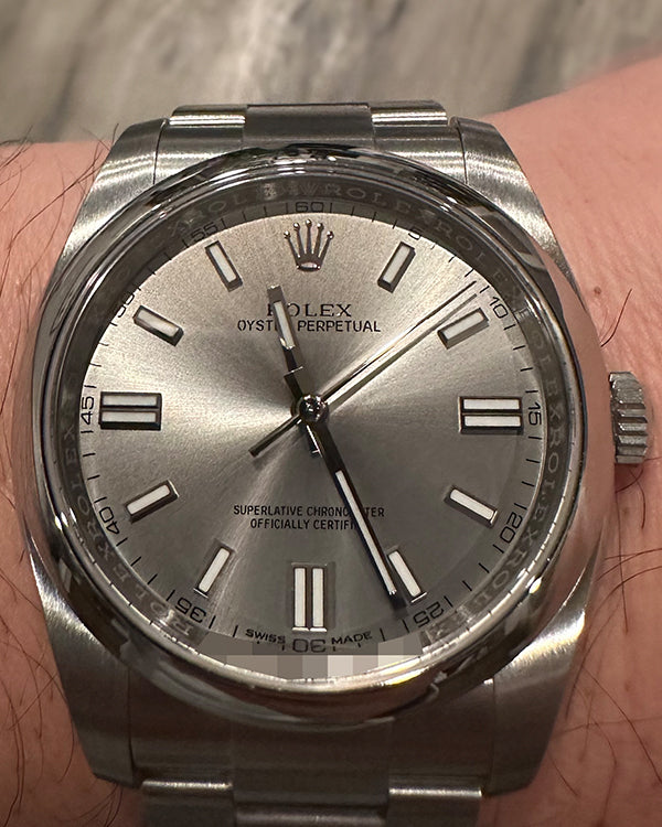 Rolex Oyster Perpetual 36MM Silver Dial Oyster Bracelet (116000)