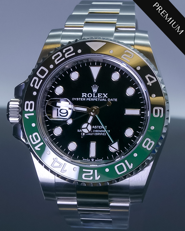 2023 Rolex GMT-Master II 40MM "Sprite" Oystersteel Black Dial (126720VTNR)