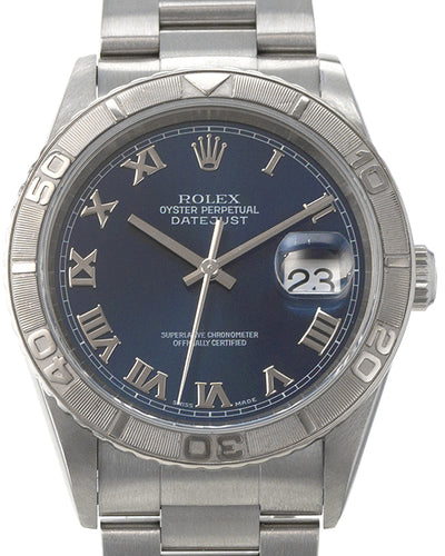 Rolex Datejust 36MM Blue Dial Oyster Bracelet (16264)