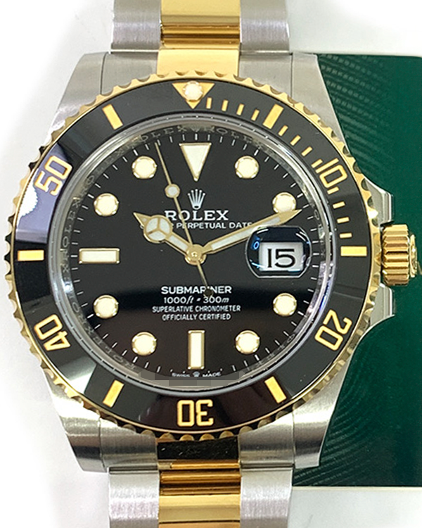 2022 Rolex Submariner 41MM Black Dial Two-Tone Bracelet (126613LN)