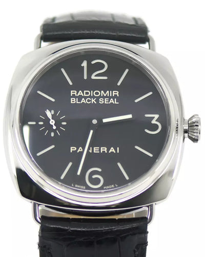 2006 Panerai Radiomir Black Seal 45MM Black Dial Leather Strap (PAM00183)