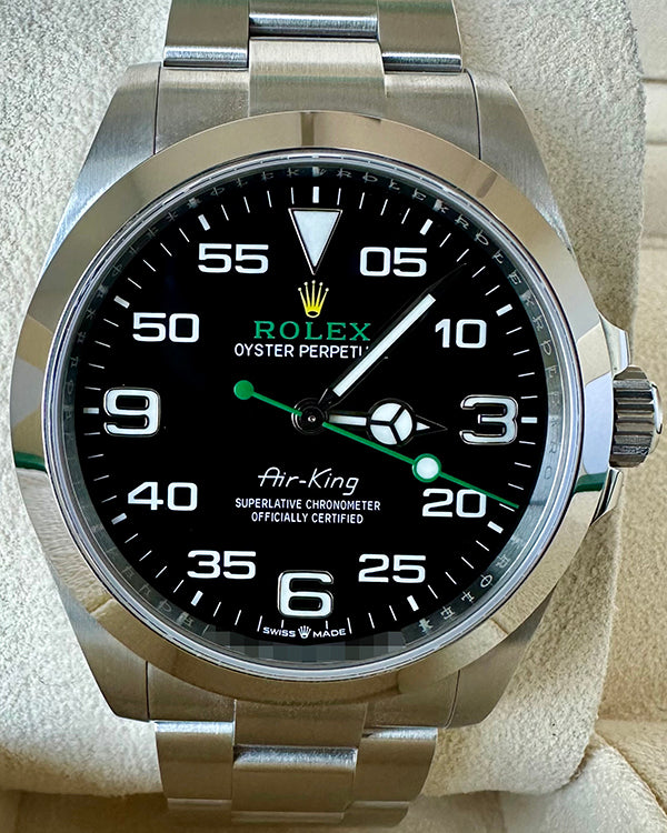 2024 Rolex Air-King 40MM Black Dial Oyster Bracelet (126900)