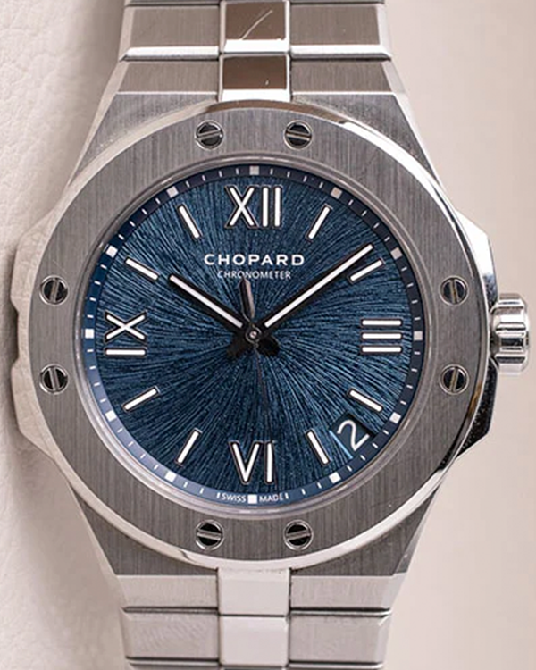2018 Chopard Alpine Eagle 41MM Blue Dial Steel Bracelet (298600-3001 ...