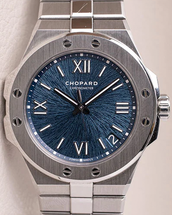 2018 Chopard Alpine Eagle 41MM Blue Dial Steel Bracelet (298600-3001)