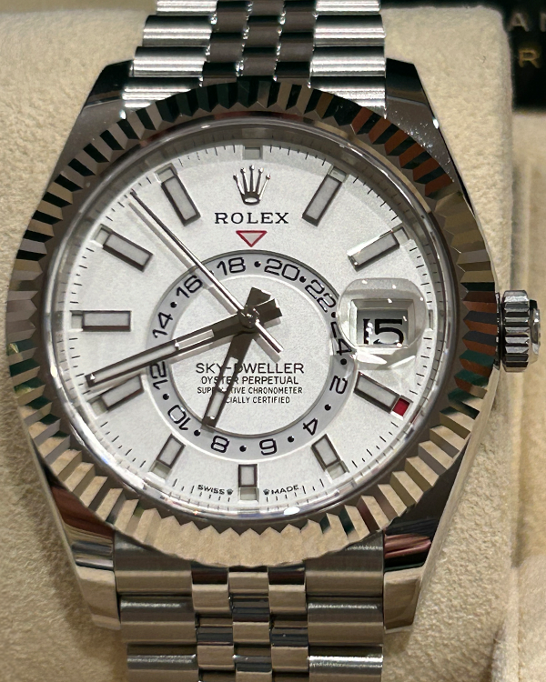 2024 Rolex Sky-Dweller 42MM White Dial Jubilee Bracelet (336934)