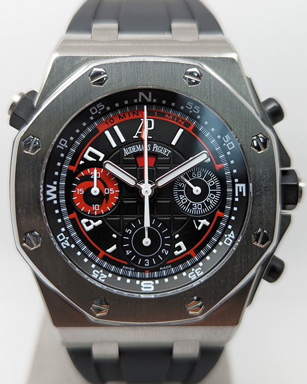 Audemars Piguet Royal Oak Offshore Alinghi Polaris Limited Edition 44MM Black Dial Rubber Strap (26040ST)