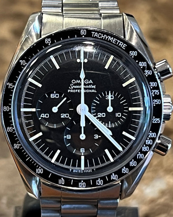 1968 Omega Speedmaster Professional Moonwatch 42MM Black Dial Steel Bracelet (145.022)