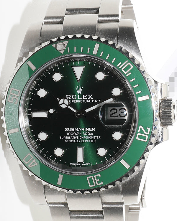 2020 Rolex Submariner Date “Hulk” 40MM Green Dial Oyster Bracelet (116610LV)