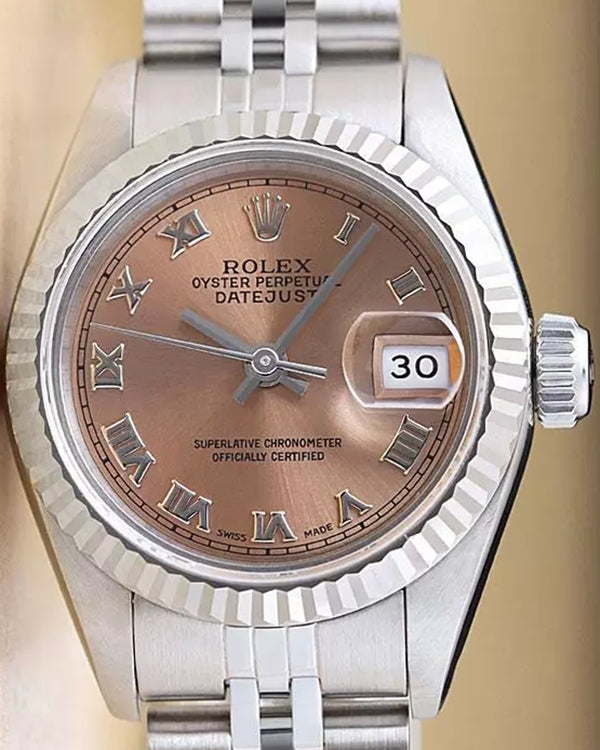 Rolex Lady-Datejust 26MM Pink Dial Jubilee Bracelet (69174)