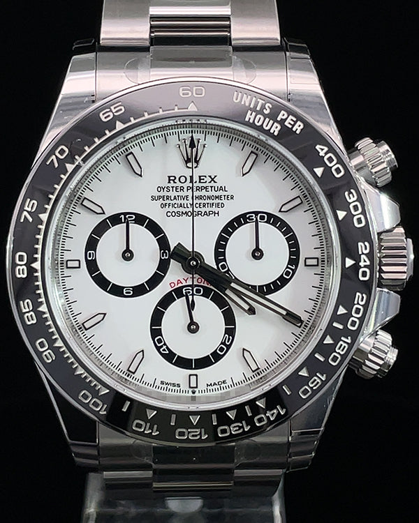 2024 Rolex Cosmograph Daytona "Panda" 40MM White Dial Oyster Bracelet (126500LN)