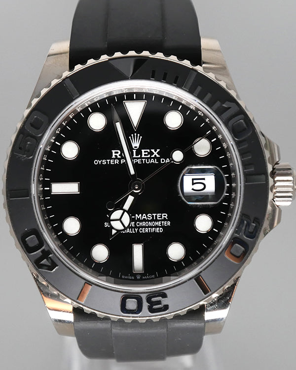 2020 Rolex Yacht-Master 42MM Black Dial Oysterflex Strap (226659)