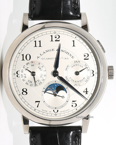 A. Lange & Söhne 1815 Annual Calendar 40MM Silver Dial Leather Strap (238.026)