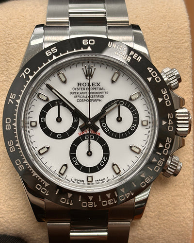 2023 Rolex Cosmograph Daytona "Panda" 40MM White Dial Oyster Bracelet (116500LN)