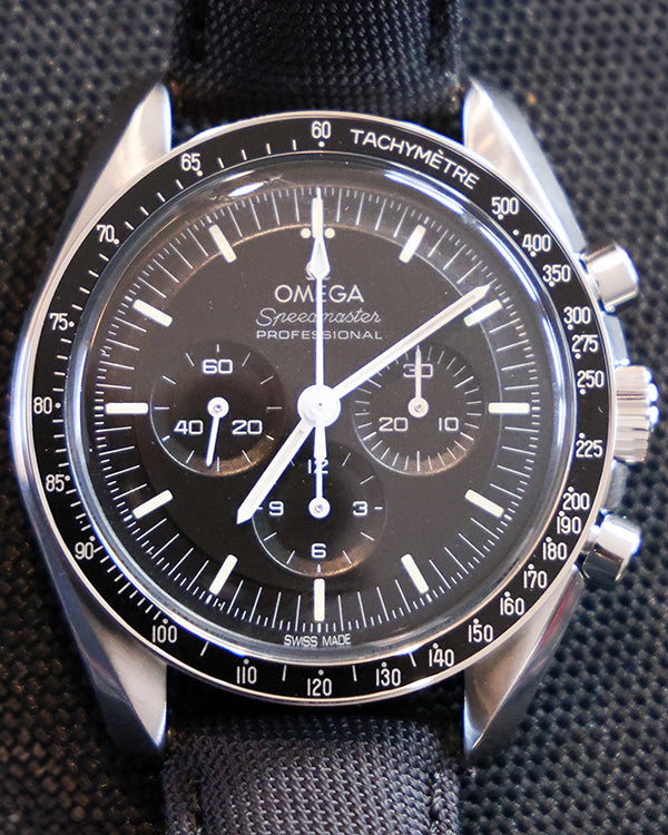 2023 Omega Speedmaster Professional Moonwatch 42MM Black Dial Textile Strap (310.32.42.50.01.001)