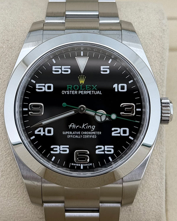 2020 Rolex Air-King 40MM Black Dial Oyster Bracelet (116900)