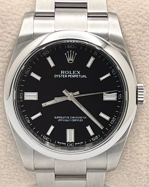 Rolex Oyster Perpetual 36MM Black Dial Oyster Bracelet (126000)