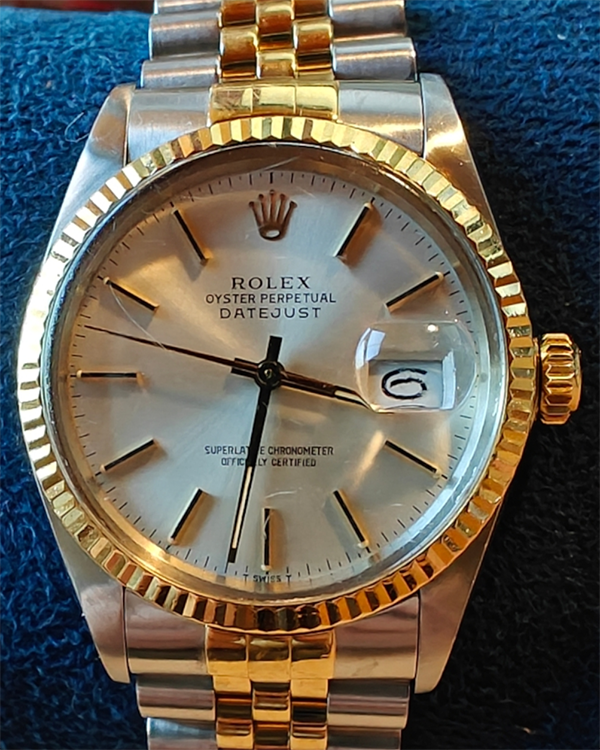 1987 (9.4 serial) Rolex Datejust 36MM Silver Dial Two-Tone Jubilee Bracelet (16013)