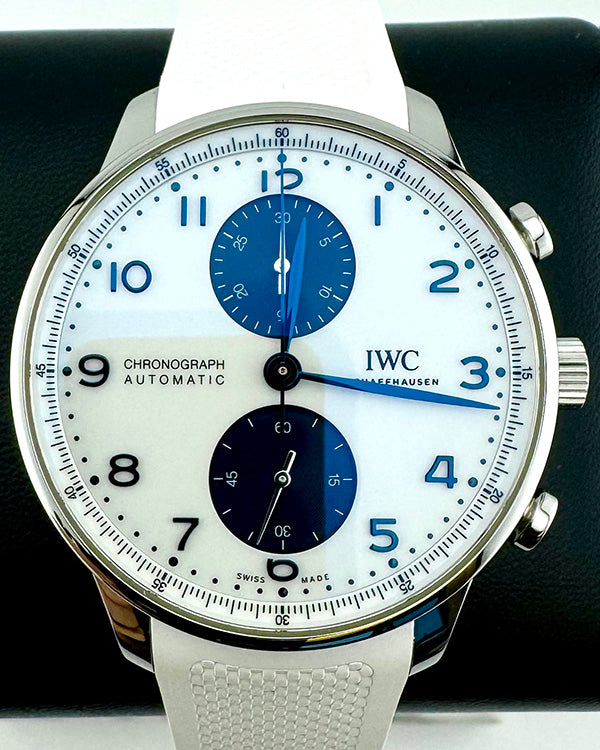 2024 IWC Schaffhausen Portugieser 41MM White Dial Rubber Strap (IW371620)