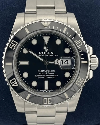 Rolex Submariner Date 40MM Black Dial Oyster Bracelet (116610LN)