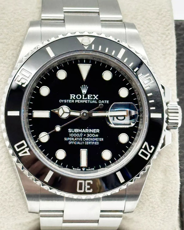 2022 Rolex Submariner Date 41MM Black Dial Oyster Bracelet (126610LN)