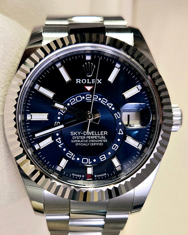 2024 Rolex Sky-Dweller 42MM Blue Dial Oyster Bracelet (336934)