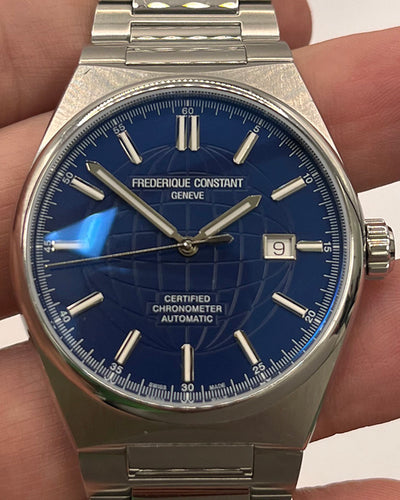 No Reserve - Frederique Constant Highlife 41MM Blue Dial Steel Bracelet (FC-303BL4NH6B)