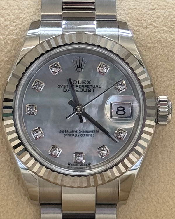 2024 Rolex Lady-Datejust 28MM Mother of pearl Dial Oyster Bracelet (279174)