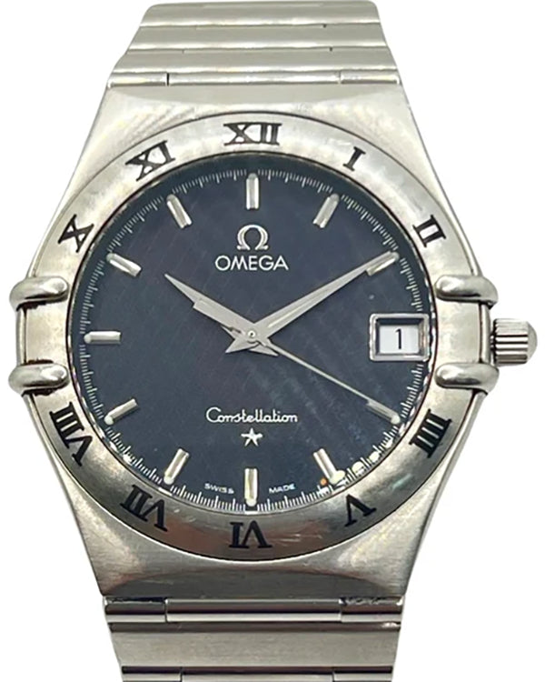 Omega Constellation 33.5MM Quartz Grey Dial Steel Bracelet (1512.40.00)