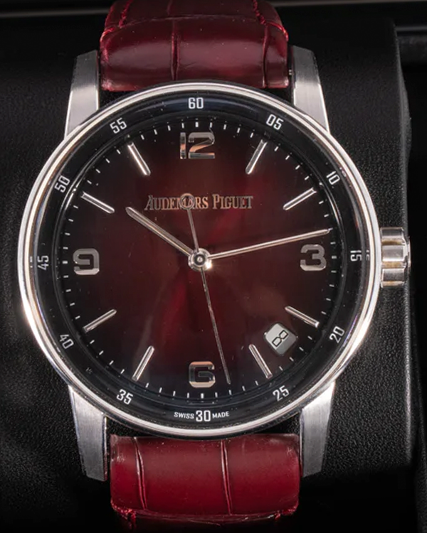 2021 Audemars Piguet Code 11.59 41MM Red "Ombre" Dial Leather Strap (15210BC.OO.A068CR.01)