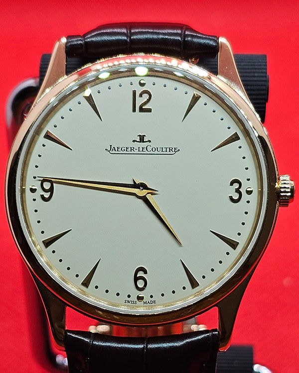 Jaeger-LeCoultre Master Ultra Thin 38MM White Dial Leather Stap (172.2.79.S)