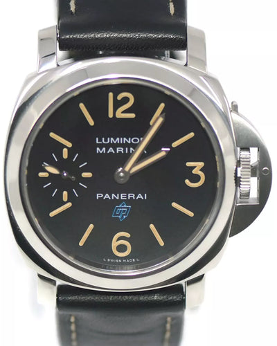 2018 Panerai Luminor Marina 44MM Black Dial Leather Strap (PAM00631)