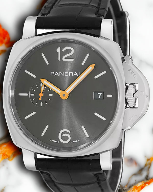 2023 Panerai Luminor Due 42MM Anthracite Dial Leather Strap (PAM01250)