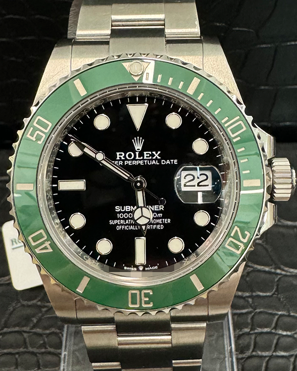 2022 Rolex Submariner Date "Starbucks" 41MM Black Dial Oyster Bracelet (126610LV)