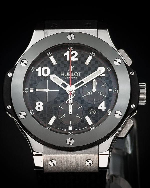 2015 Hublot Big Bang 44MM Black Dial Rubber Strap (301.SB.131.RX)