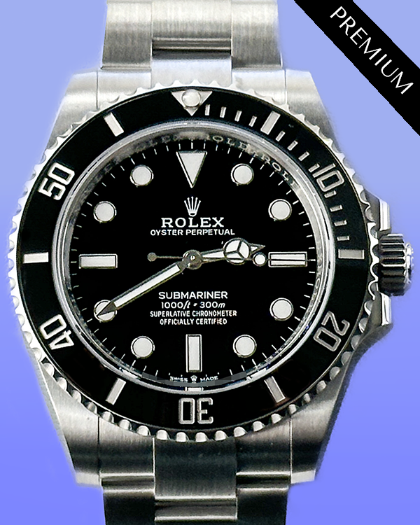 2024 Rolex Submariner No Date 41MM Black Dial Oyster Bracelet (124060)