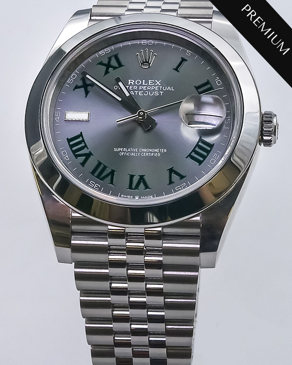 2023 Rolex Datejust 41 Wimbledon Jubilee Oystersteel Slate Dial (126300)