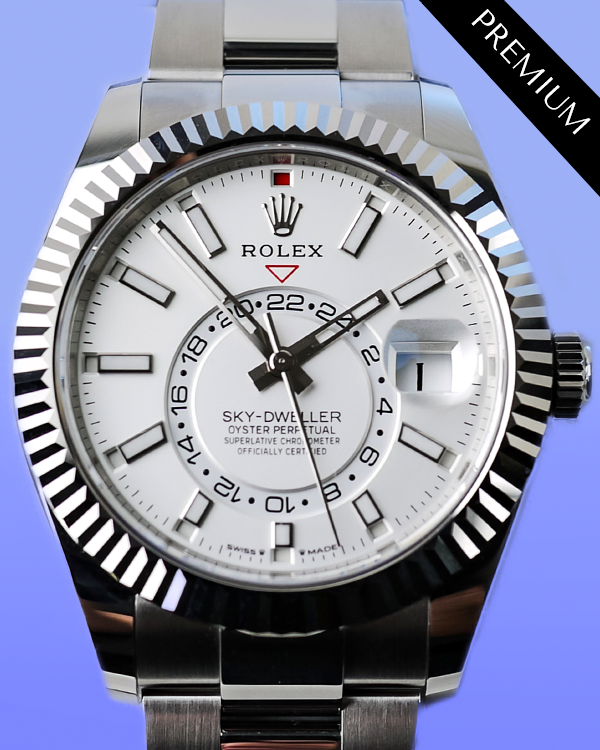 2024 Rolex Sky-Dweller 42MM White Dial Oyster Bracelet (336934)