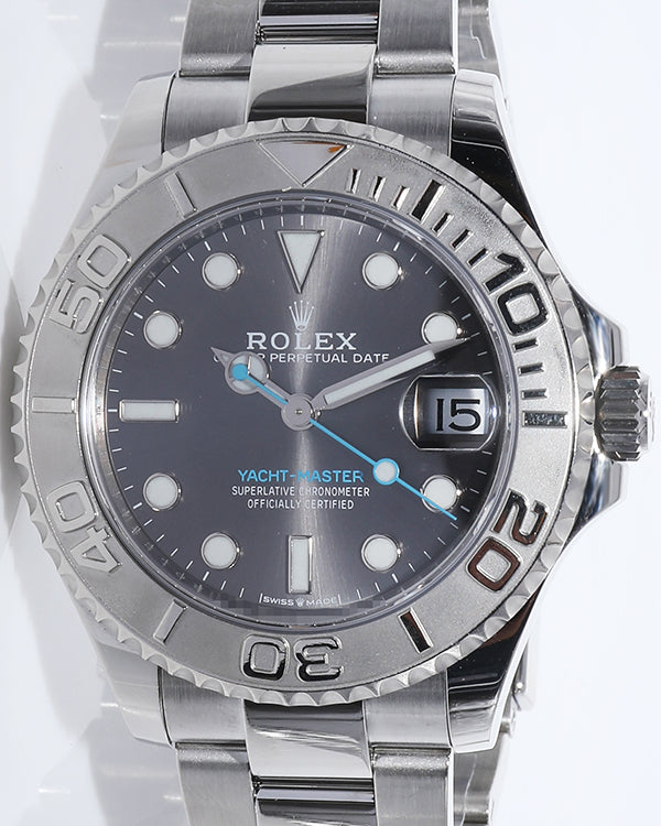 Rolex Yacht-Master 37MM Slate Dial Steel Bracelet (268622)