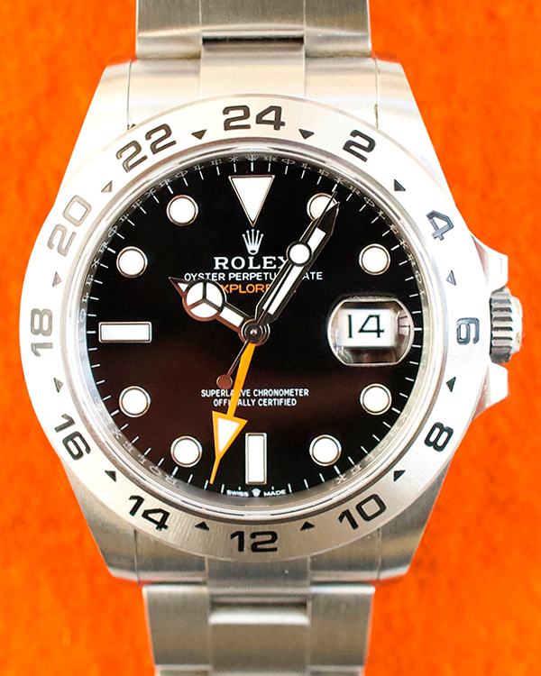 2023 Rolex Explorer II 42MM Black Dial Oyster Bracelet (226570)