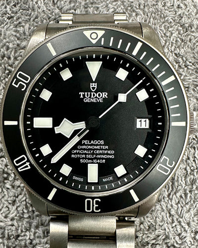 Tudor Pelagos 42MM Black Dial Titanium Bracelet (25600TN)