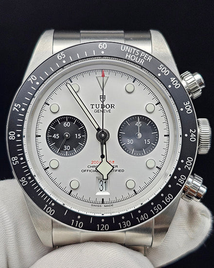 2024 Tudor Black Bay Chrono "Panda" 41MM White Dial Steel Bracelet (79360N)