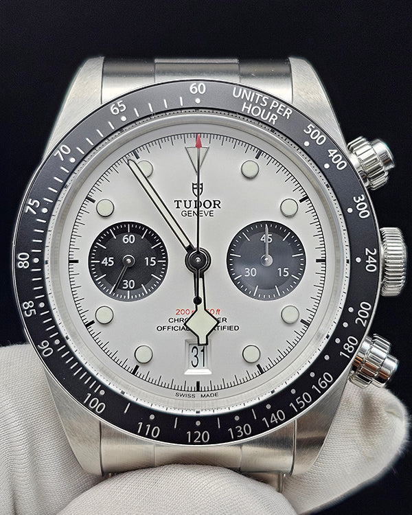 2024 Tudor Black Bay Chrono "Panda" 41MM White Dial Steel Bracelet (79360N)